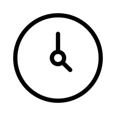 illustration of clock icon