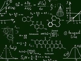 educación de conocimiento de ciencia de fórmula física dibujada a mano. fórmula química y física, fórmula matemática y vector de física, fondo blanco, fórmula matemática y física de línea dibujada a mano