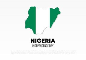fondo del día de la independencia de nigeria para la celebración el 1 de octubre.
