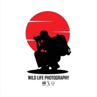 SILHOUETTE WILD LIFE PHOTOGRAPHY READY FORMAT EPS 10.eps vector