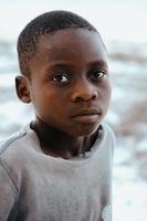 Portrait of a young african man in Zanzibar photo