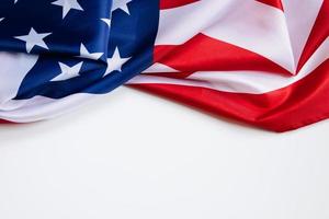 American flag. Background for Independence Day, Memorial Day or Labor Day. Culture of USA. Place for your text. photo