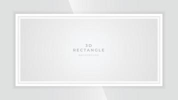 Realistic white rectangle frame with shadow effect. picture frame mock up. wall decoration. vector illustration
