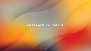 Simple Abstract Gradient Background Mesh Backdrop Blurred With Curve Lines Shadow Effect. Beautiful Composition Colorful. Vector Illustration