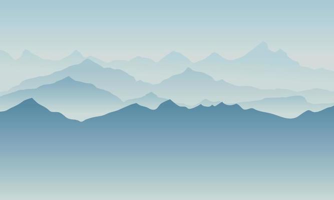 Mountain Silhouette Vector Art, Icons, and Graphics for Free Download