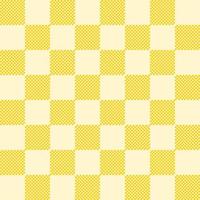 Checkered seamless complex yellow tone background. Tablecloth pattern. Recovery, illness concept. Textile, fabric, paper, printing, cloth, banner, cover, website use. vector