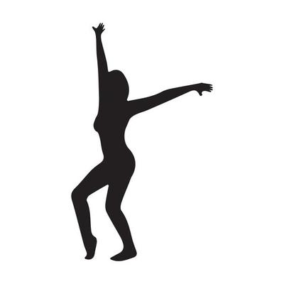 Female Gymnastics Silhouette 7163513 Vector Art at Vecteezy