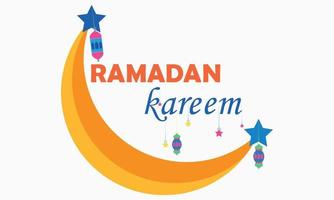 diseño de elemento de vector de festival islámico ramadan kareem