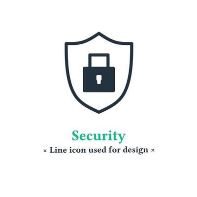 Shield icon in trendy flat style isolated on white background. Security shield symbol for web and mobile applications. Vector illustration