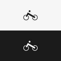 Bicycle logo design vector