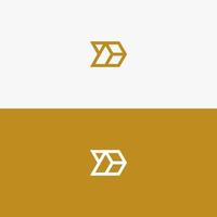 D line logogram vector