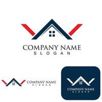 Home and building logo and symbol vector