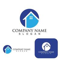 Home and building logo and symbol vector