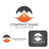 Home and building logo and symbol vector