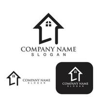 Home and building logo and symbol vector