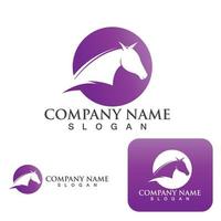 Horse Logo Template Vector icon