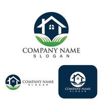 Home and building logo and symbol vector