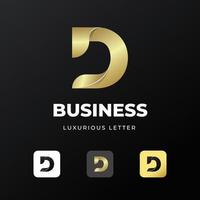 diseño de plantilla de logotipo de letra inicial x con concepto de degradado dorado de lujo para empresa comercial vector