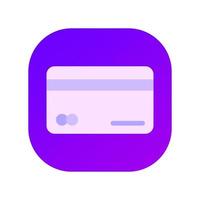 Credit card icon vector, Credit card icon application vector design illustration, Credit card symbol for icons, logo, applications, templates, businesses, or websites.