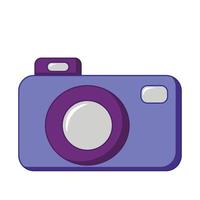 Single element Camera. Draw illustration in color vector