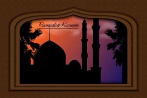 vector illustration ramadan background good for ramadan greeting card, ramadan background content, printing etc