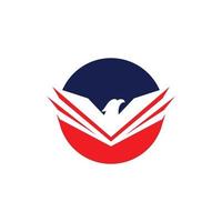 vector logo de águila, ilustración de plantilla de icono de águila creativa
