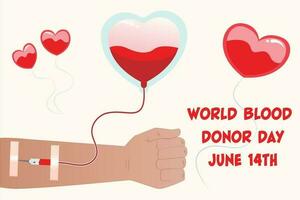 World Blood Donor Day vector