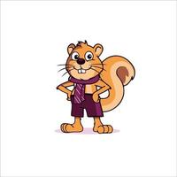 Print design a squirrel character logo, mascot, t-shirt and your identity