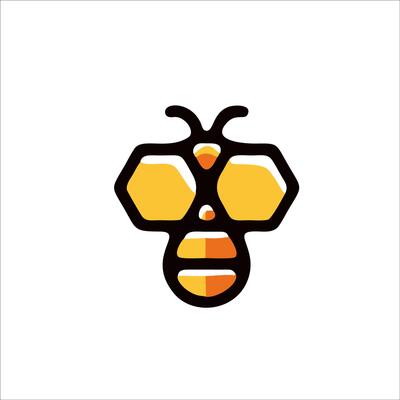 Print design a honey bee character logo, mascot, t-shirt and your identity