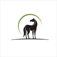 Print design a horse character logo, mascot, t-shirt and your identity vector