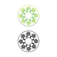 tree icon logo design template vector