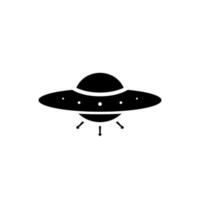 UFO Icon Vector. Unidentified Flying Object Sign Symbol vector