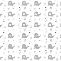 seals pattern background vector