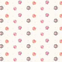 cat paw pattern pixel art vector