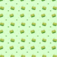 frog pattern vector pixel art