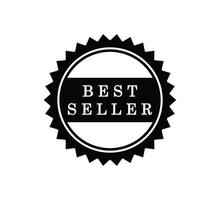 Best seller stamp design template illustration vector