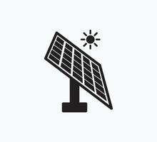 plantilla de diseño de logotipo de vector de icono de celda solar