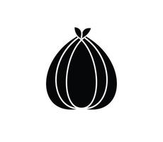 Garlic icon vector logo design template
