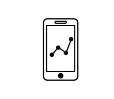Smartphone icon vector logo design template