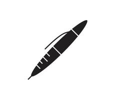 Pen icon vector logo design template