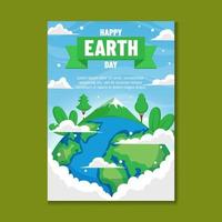 Earth Day Poster vector