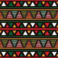 Seamless Pattern Pan African Color vector