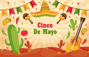 Cinco De Mayo Background vector