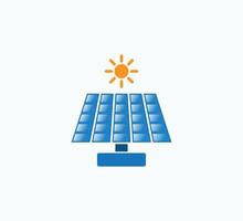 plantilla de diseño de logotipo de vector de icono de celda solar