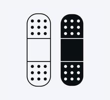 Plaster icon vector logo design