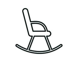 Chair icon vector logo design template