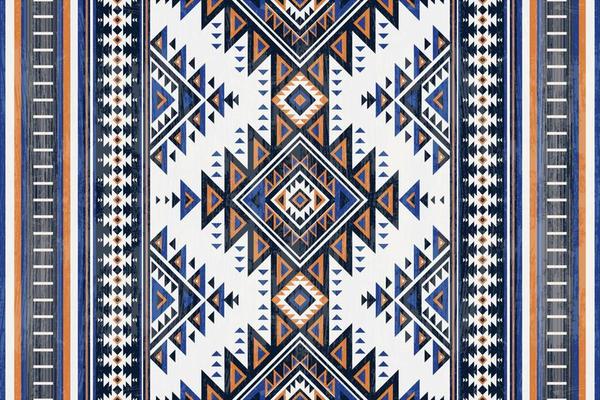 Native american indian ornament pattern geometric ethnic textile texture tribal aztec pattern navajo mexican fabric seamless Vector decoration fashion