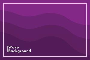 Abstract Purple Color Wave Background vector