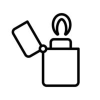 Lighter line vector icon on white background