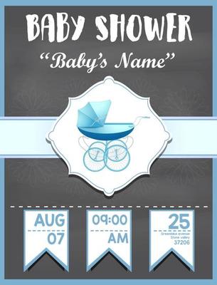 Baby shower invitation card